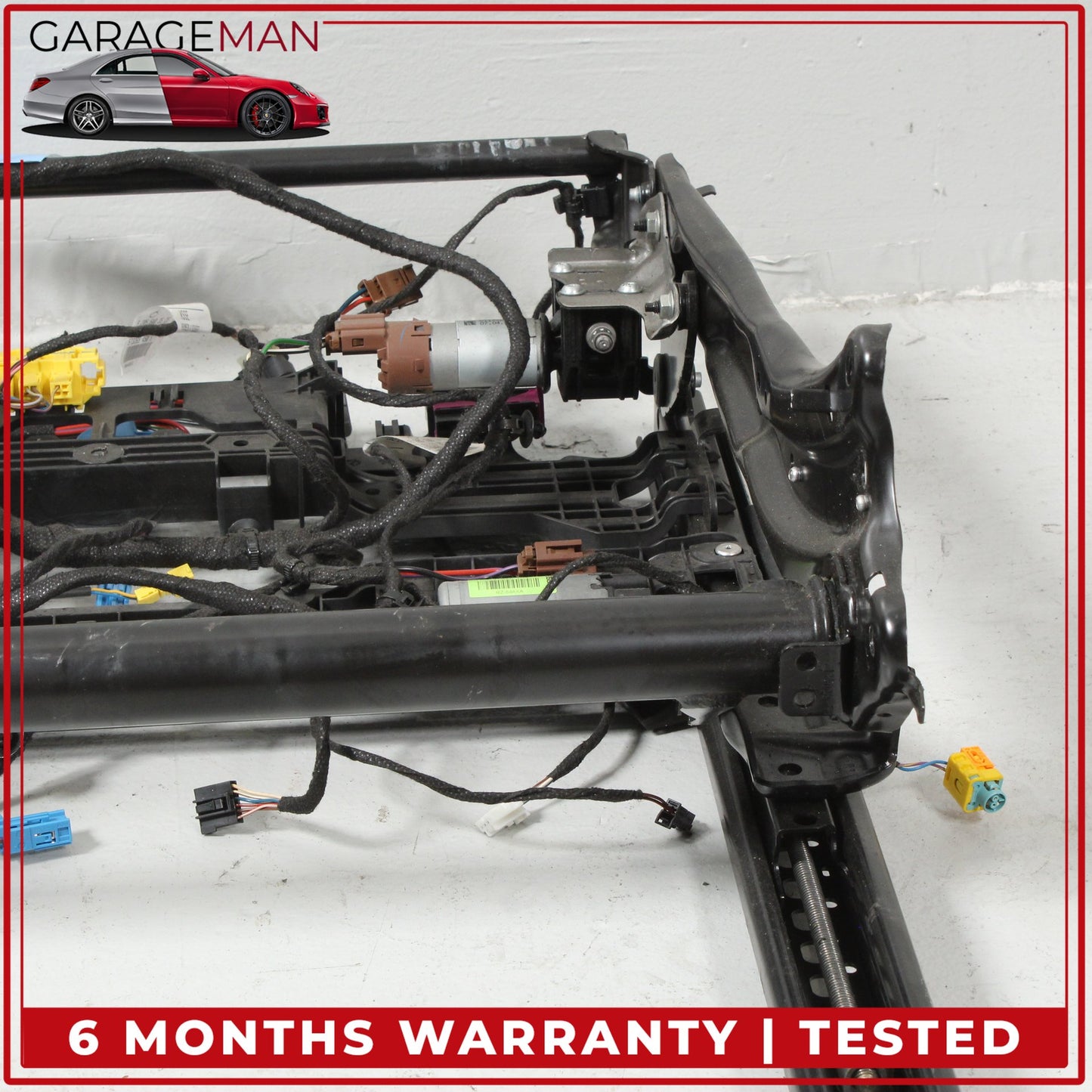 2015-2023 Mercedes W205 C300 Front Right Seat Rail Track Frame w/ Motors OEM