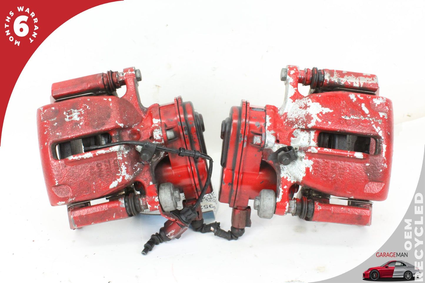 2012-2018 Audi A7 A6 Rear Left and Rear Right Side Brake Caliper Set TRW OEM