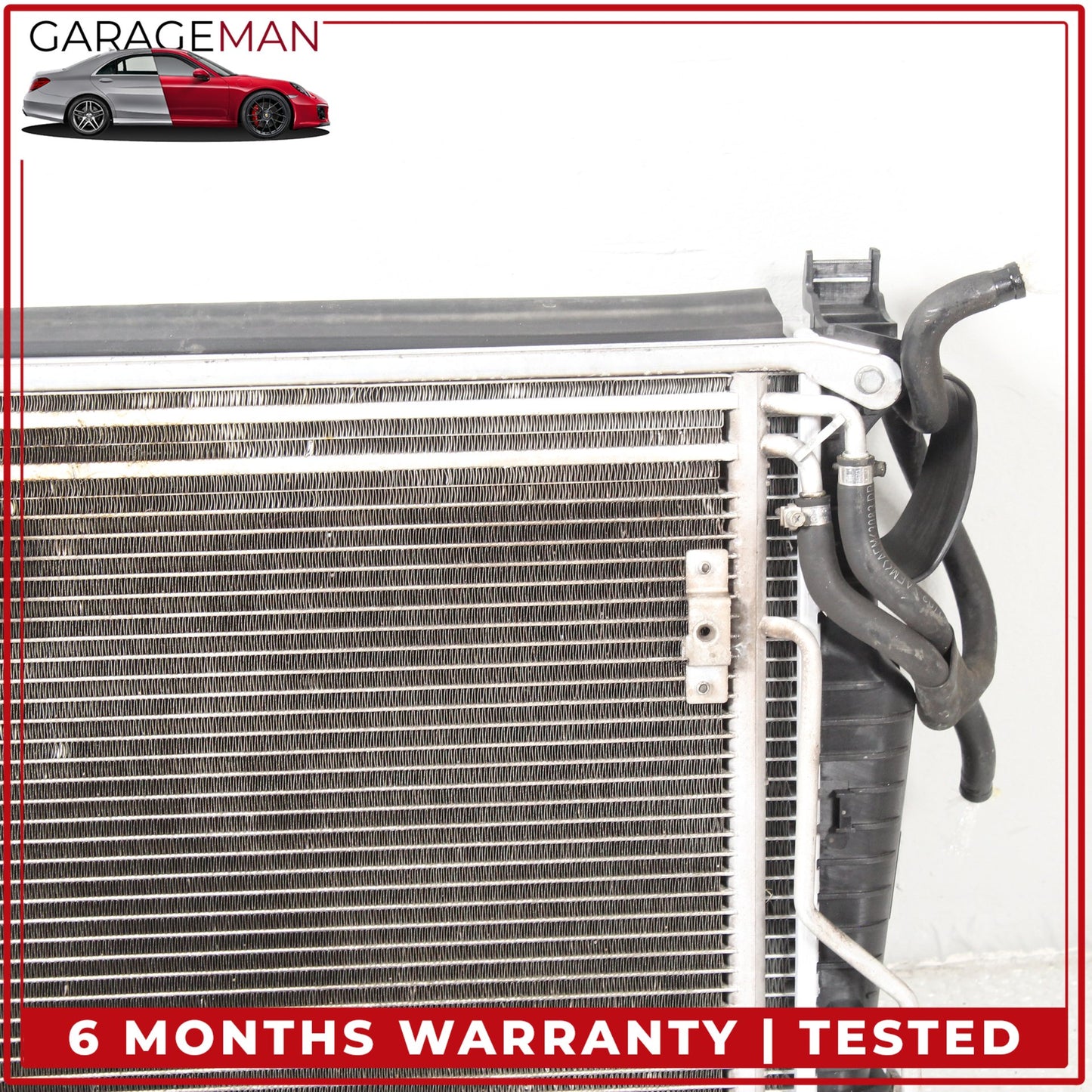 2003-2006 Mercedes R230 SL500 Engine Cooling Radiator AC Condenser Assembly OEM