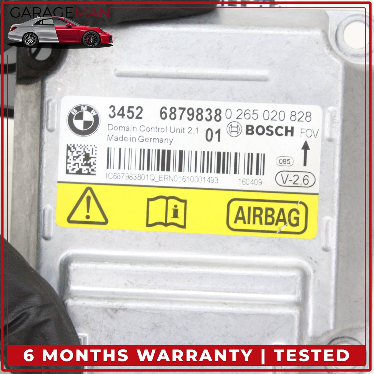 2011-2021 BMW X3 X4 M240i Airbag Air Bag SRS Sensor Module Bosch 6879838 OEM