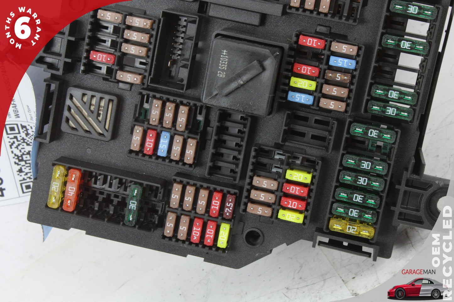 2011-2016 BMW 528i 535i F10 Rear Trunk Fuse Relay Distribution Box 9210857 OEM