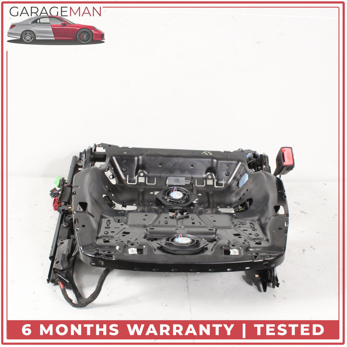 2012-2018 Audi A7 Front Right Passenger Side Seat Track Rail Frame w/ Motor OEM