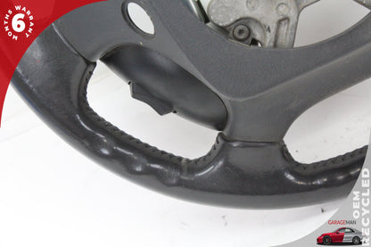2002-2005 Ford Thunderbird Leather Wrapped Black and Red Steering Wheel OEM