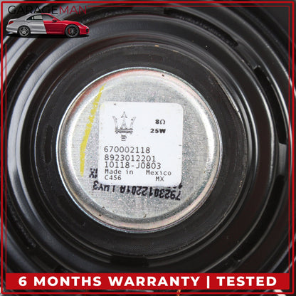 2014-2024 Maserati Ghibli M157 Front and Rear Audio Sound Speaker Set of 5 OEM