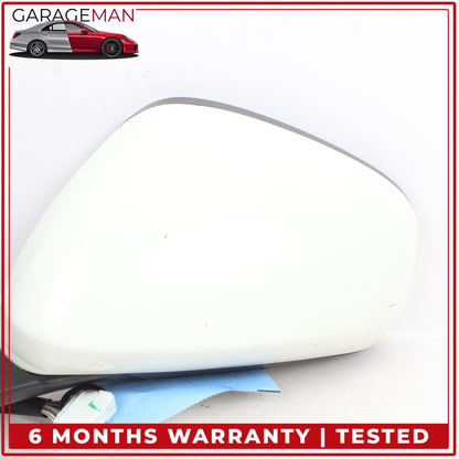 2008-2019 Maserati GranTurismo M145 Front Left Door Rear View Mirror White OEM