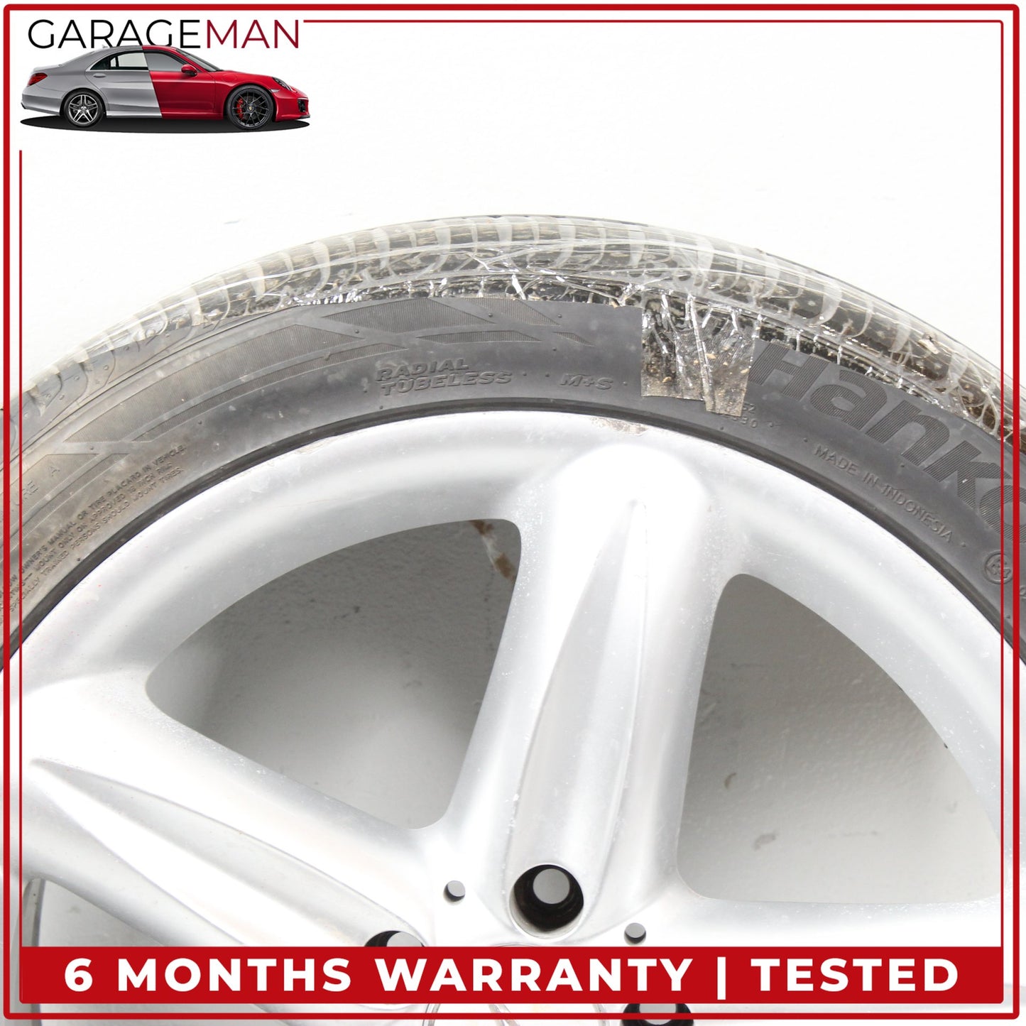 2003-2006 Mercedes R230 SL500 Front Wheel Rim w/ Tire 8.5JX18 H2 ET35 OEM