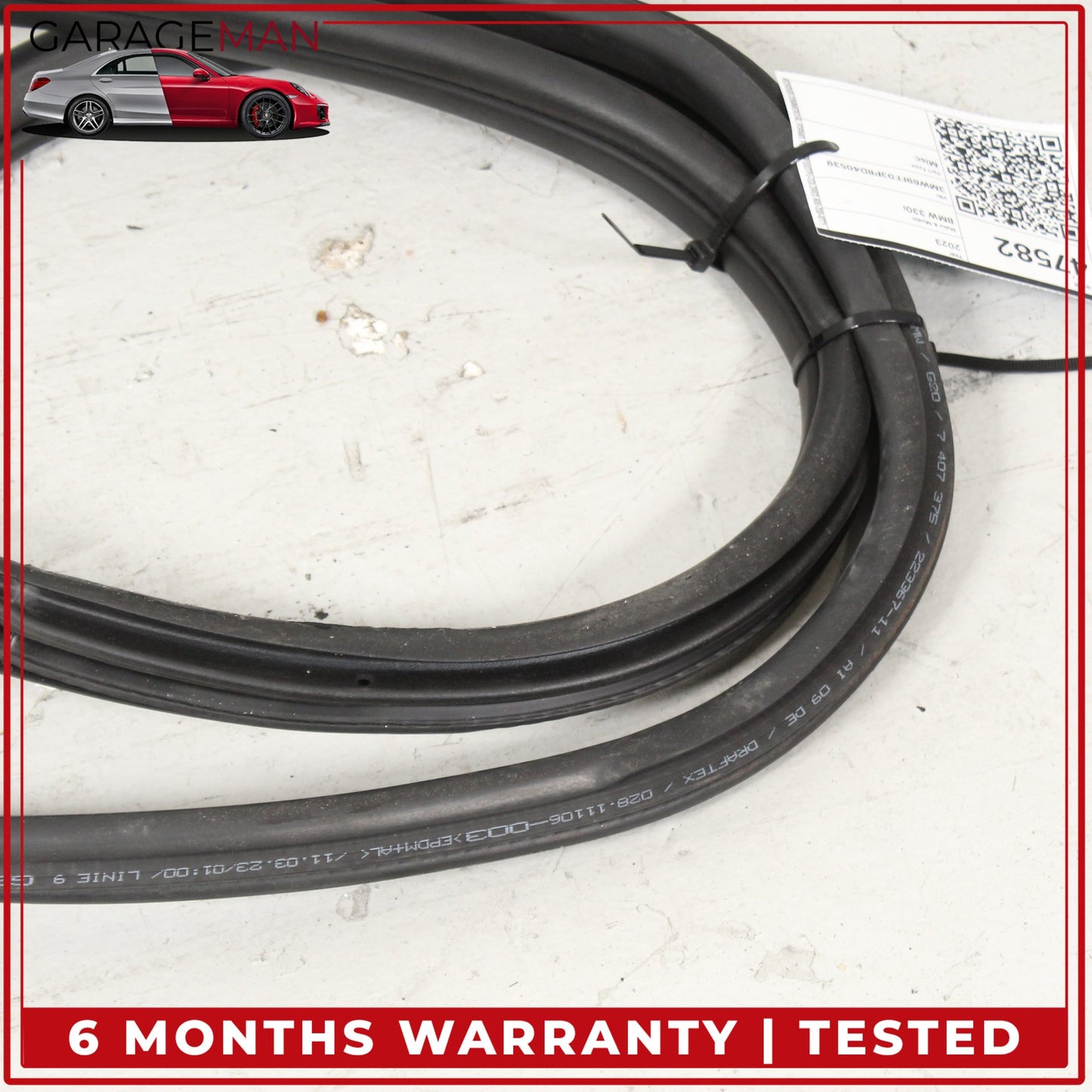 2019-2025 BMW 330i Rear Left or Right Side Door Weather Strip Seal 7407375 OEM