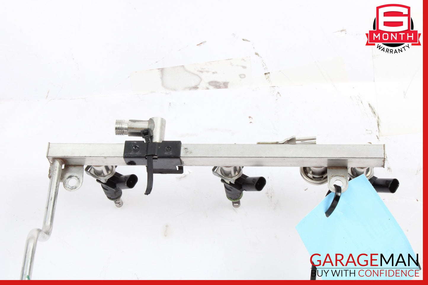 2006-2011 Mercedes W209 CLK350 Fuel Injector Rail w/ Injectors 2720700995 OEM