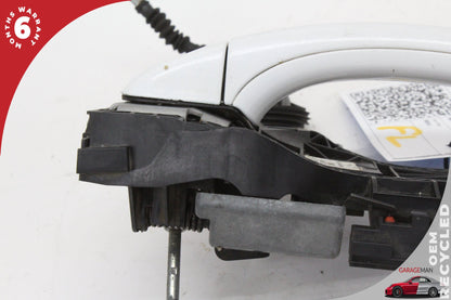 2007-2015 Audi Q7 Front Left Driver Side Exterior Door Handle White Keyless OEM