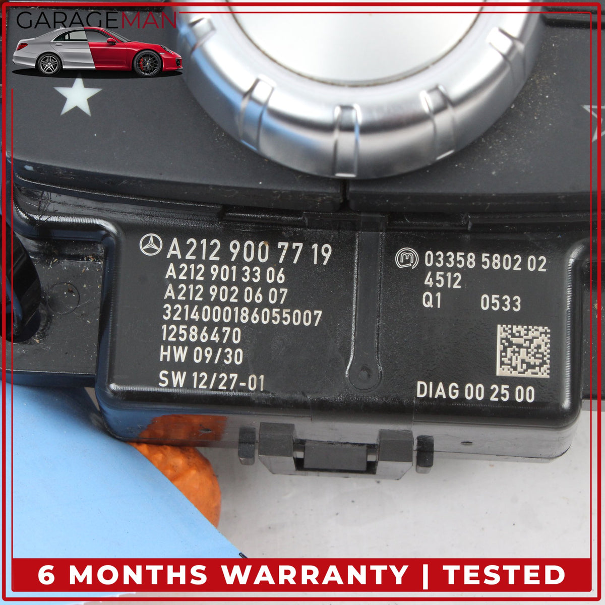 2014-2017 Mercedes W212 E400 Center Console Multi Function Control Switch OEM