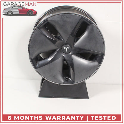 2017-2023 Tesla Model 3 Alloy Wheel Rim w/ Aerocover 18x8.5J ET40 104422100G OEM