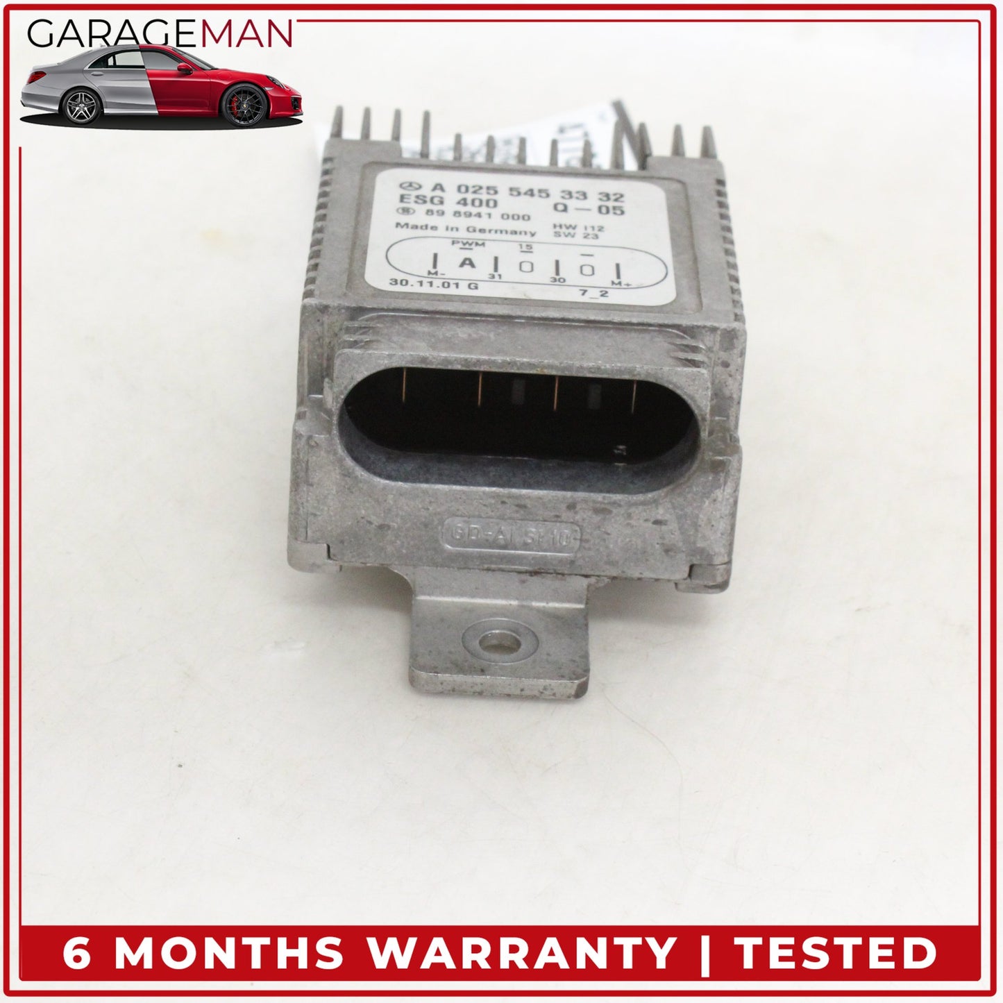 1997-2004 Mercedes-Benz SLK230 R170 Auxiliary Cooling Fan Control Module Unit 0255453332