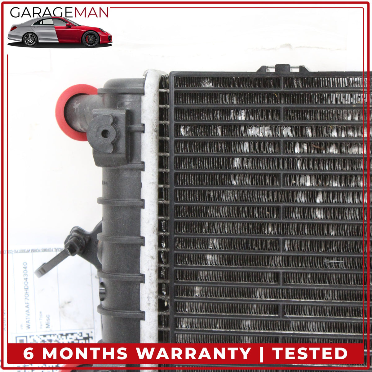 2017-2024 Audi Q7 Left Driver Side Auxiliary Secondary Radiator 4M0121212D OEM