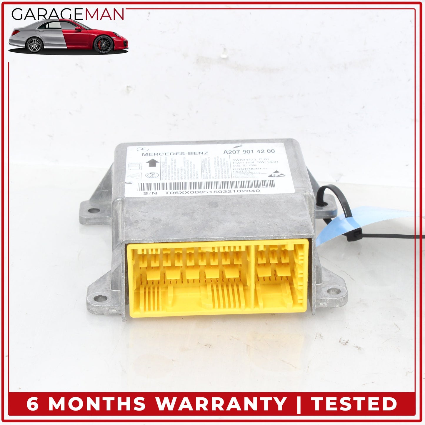 2014-2017 Mercedes C207 E400 Coupe Airbag SRS Sensor Module 2079014200 OEM