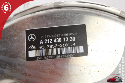 2014-2018 Mercedes W212 E350 Power Brake Booster Master Cylinder 2124301330 OEM