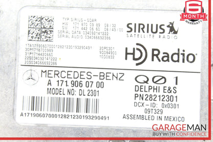 2009-2013 Mercedes W212 E350 Sirius Satellite Radio Receiver 1719060700 OEM