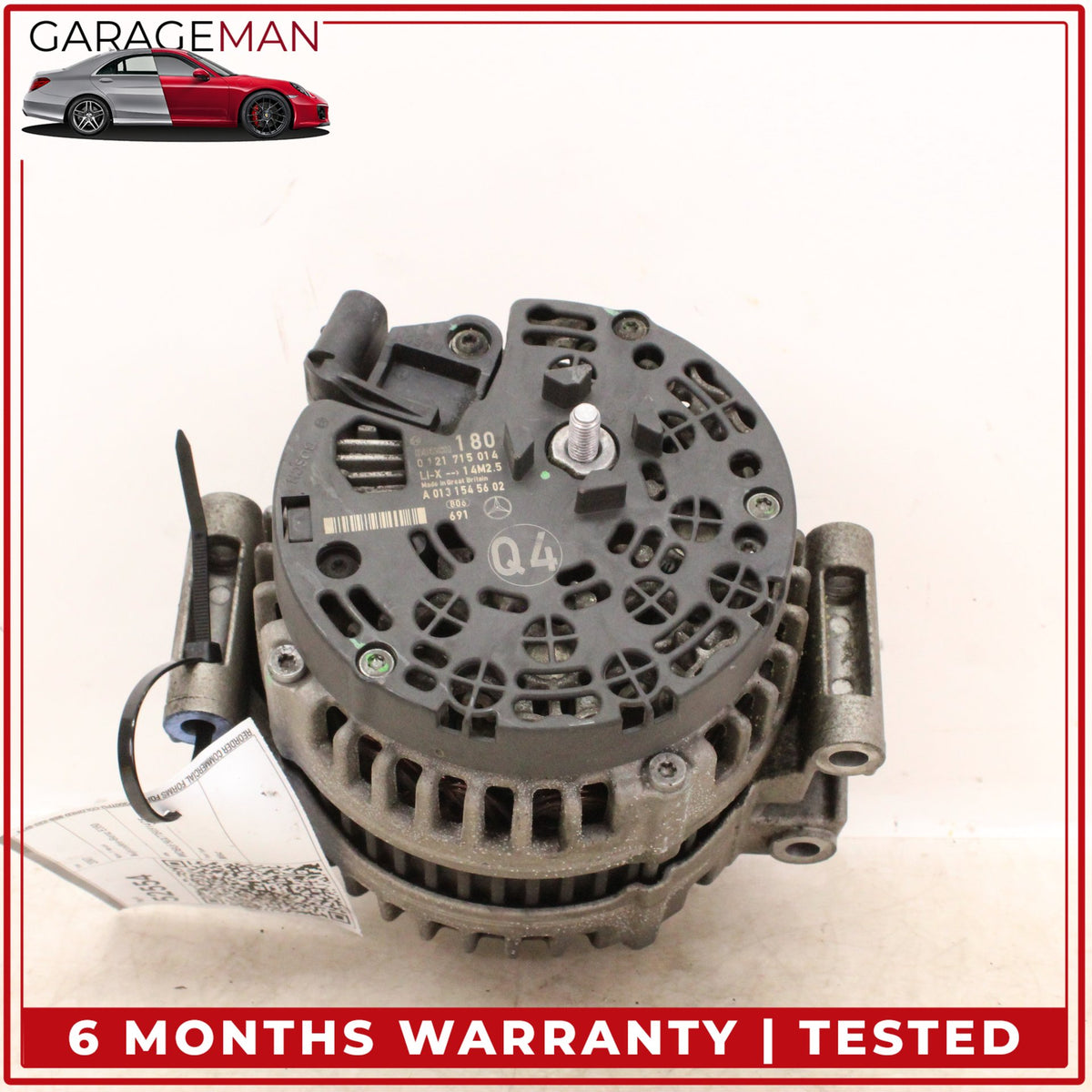 2006-2011 Mercedes W211 E350 SLK300 Generator Alternator 150 AMP 0131545602 OEM