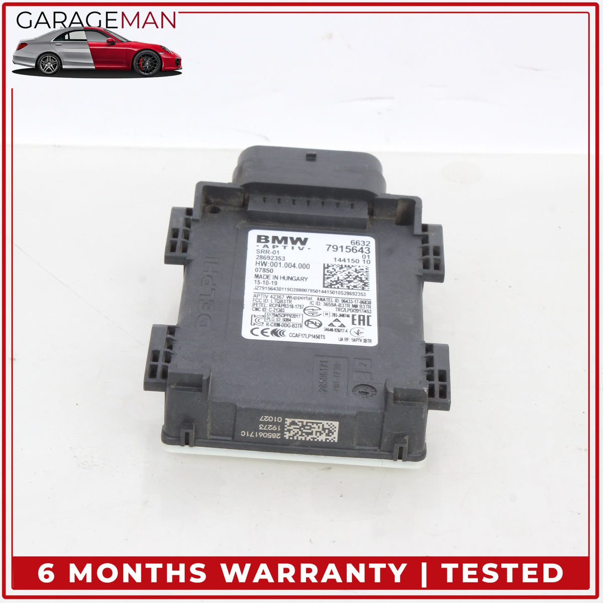 2017-2025 BMW 530e X5 X6 X7 Rear Left and Right Blind Spot Sensor Module Set OEM