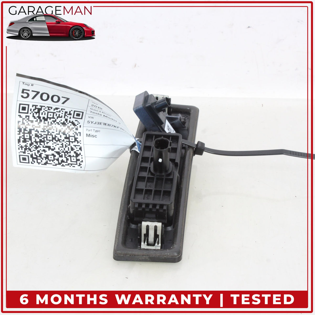 2017-2023 Tesla Model 3 Rear Trunk Open Release Handle w/ Camera 109594965D OEM