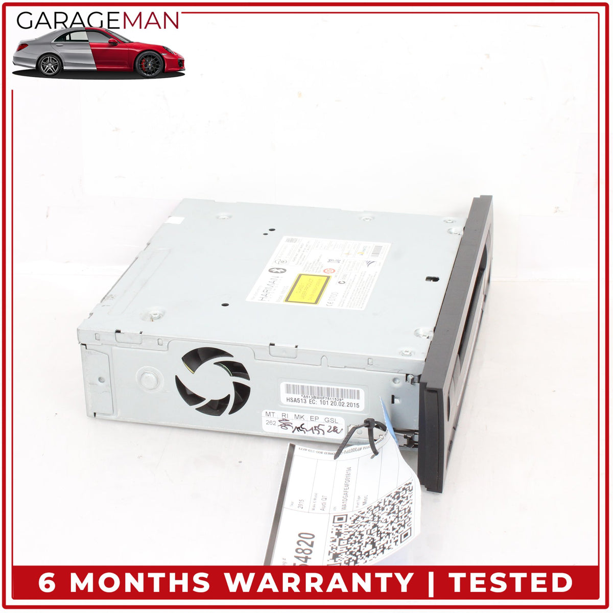 2013-2015 Audi Q7 AM/FM CD Player Audio Radio Receiver Harman Becker OEM