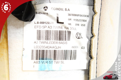15-16 Audi A3 8V Sedan Front Left or Right Top Upper Seat Cushion 8V0963557