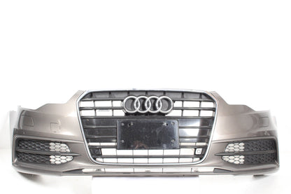 2012-2015 Audi A6 C7 Sedan Front Bumper Cover w/ Grille 4G0807437 Brown