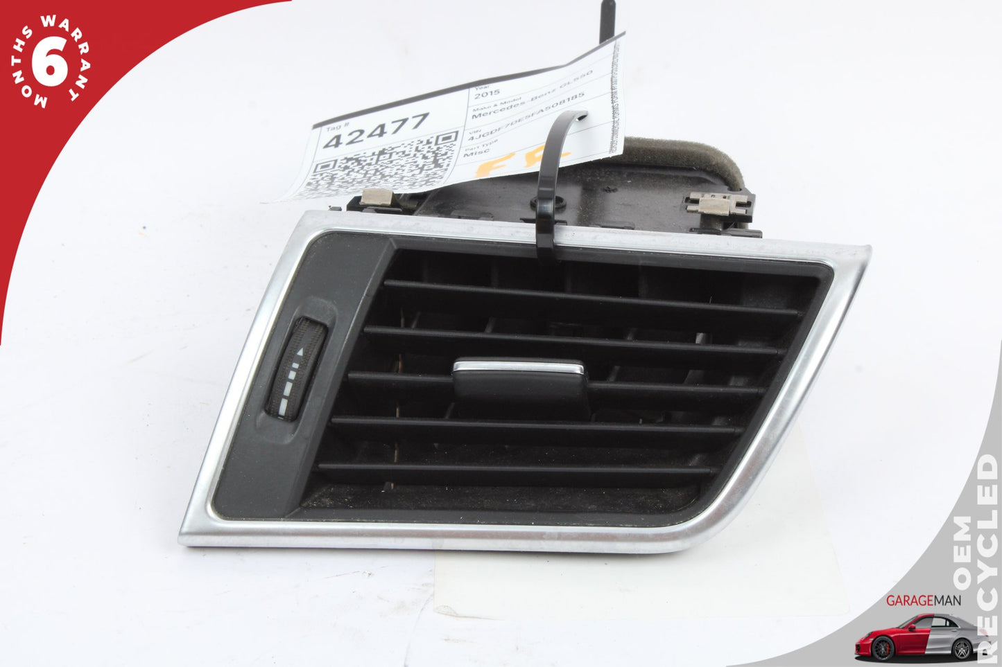 2012-2016 Mercedes X166 GL550 Front Right Dash AC A/C Air Vent 1668302254 OEM