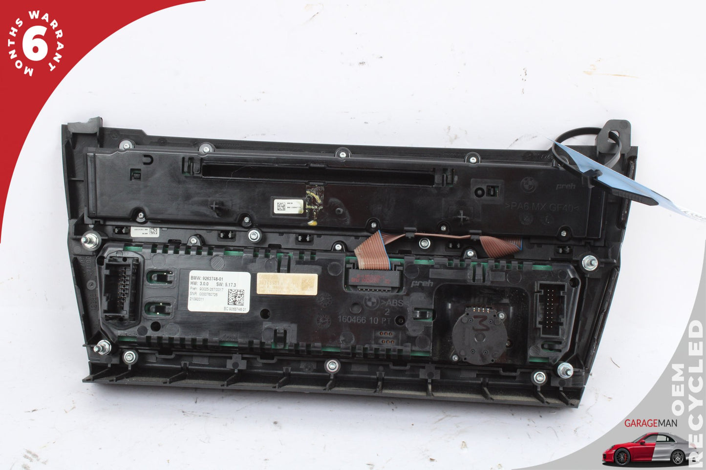 2011-2016 BMW 550i F10 Sedan AC Temperature Climate Control Panel 9263748