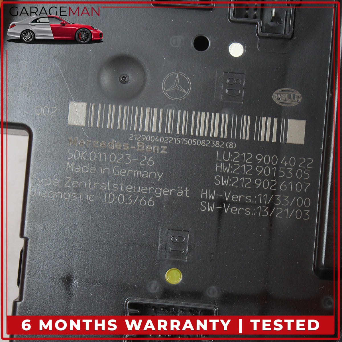 2010-2018 Mercedes C207 E400 Coupe Rear SAM Module Relay Junction Fuse Box OEM