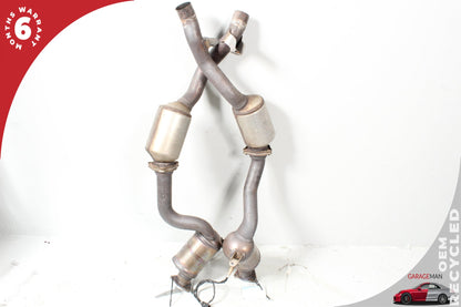 2011-2014 Porsche Cayenne 958 S Hybrid SUV Front & Rear Exhaust Downpipe Set OEM