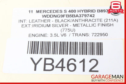 10-14 Mercedes W221 S400 CL550 CL600 Steering Wheel Airbag Air Bag Black OEM