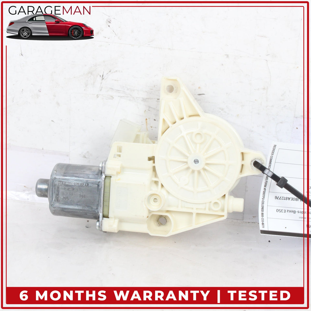 2008-2016 Mercedes W212 E350 Front Right Window Regulator Motor 2048200242 OEM