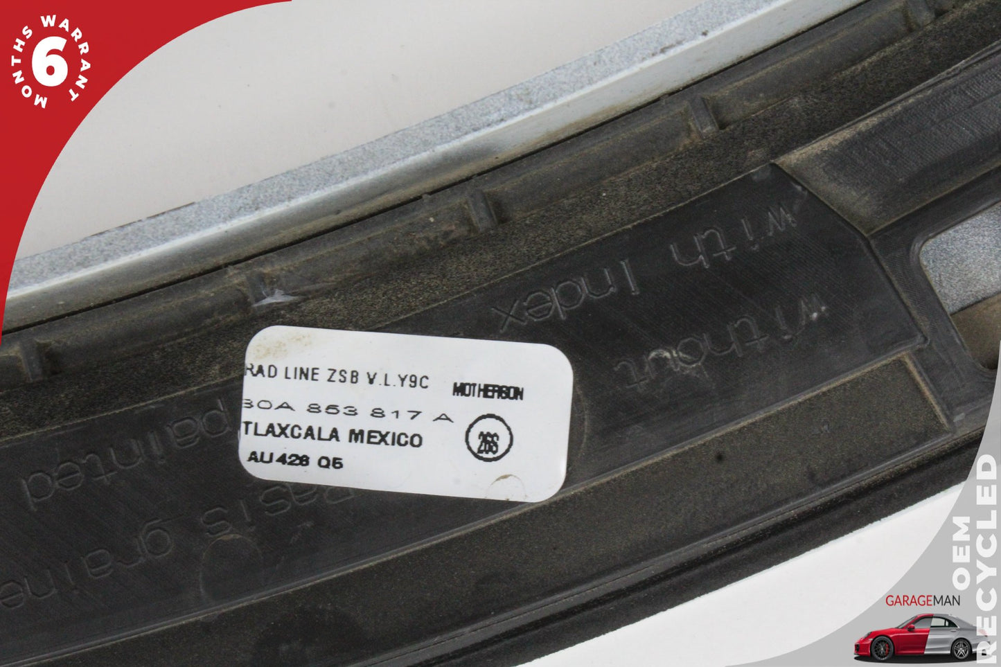 2018-2025 Audi Q5 SQ5 Rear Left Driver Side Wheel Arch Moulding 80A853817A OEM