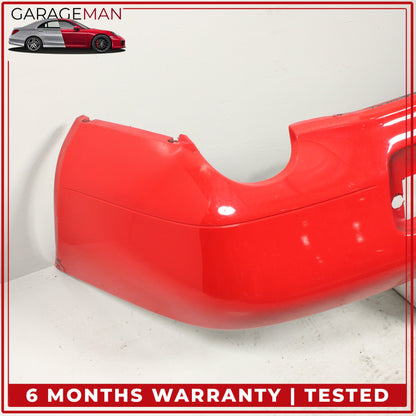 1999-2001 Porsche 911 996 Rear Bumper Cover Red 99650541108 OEM