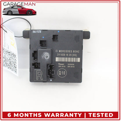 2003-2006 Mercedes-Benz E350 W211 Sedan Right Rear Door Control Module 2118201626 OEM