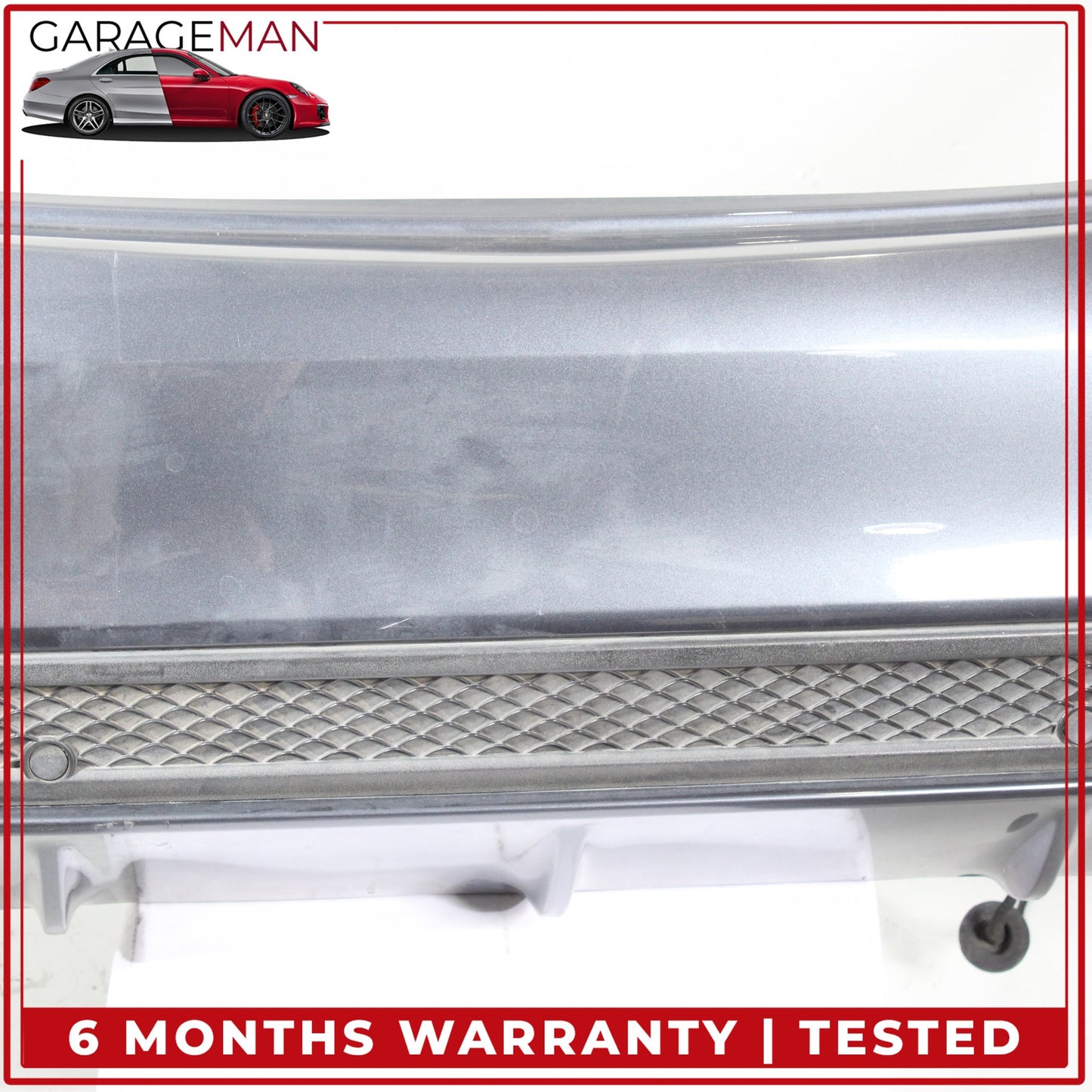 2015-2018 Mercedes W205 C300 Sedan Sport Rear Bumper Cover Assembly Gray OEM