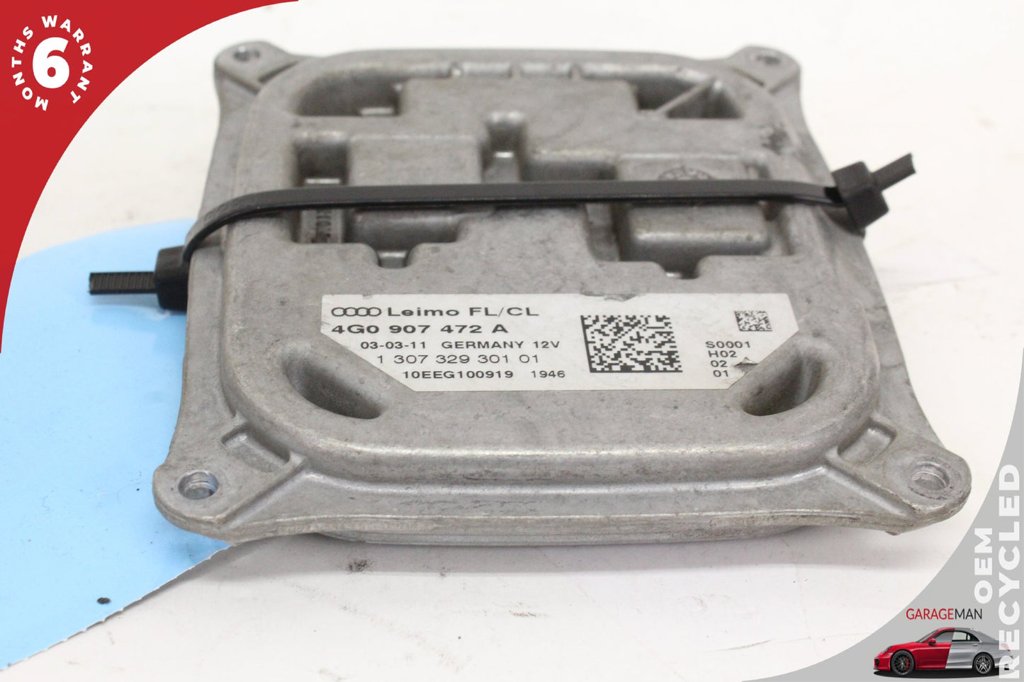 2012-2015 Audi A7 S7 LED Headlight Lamp Ballast Control Module 4G0907472A OEM