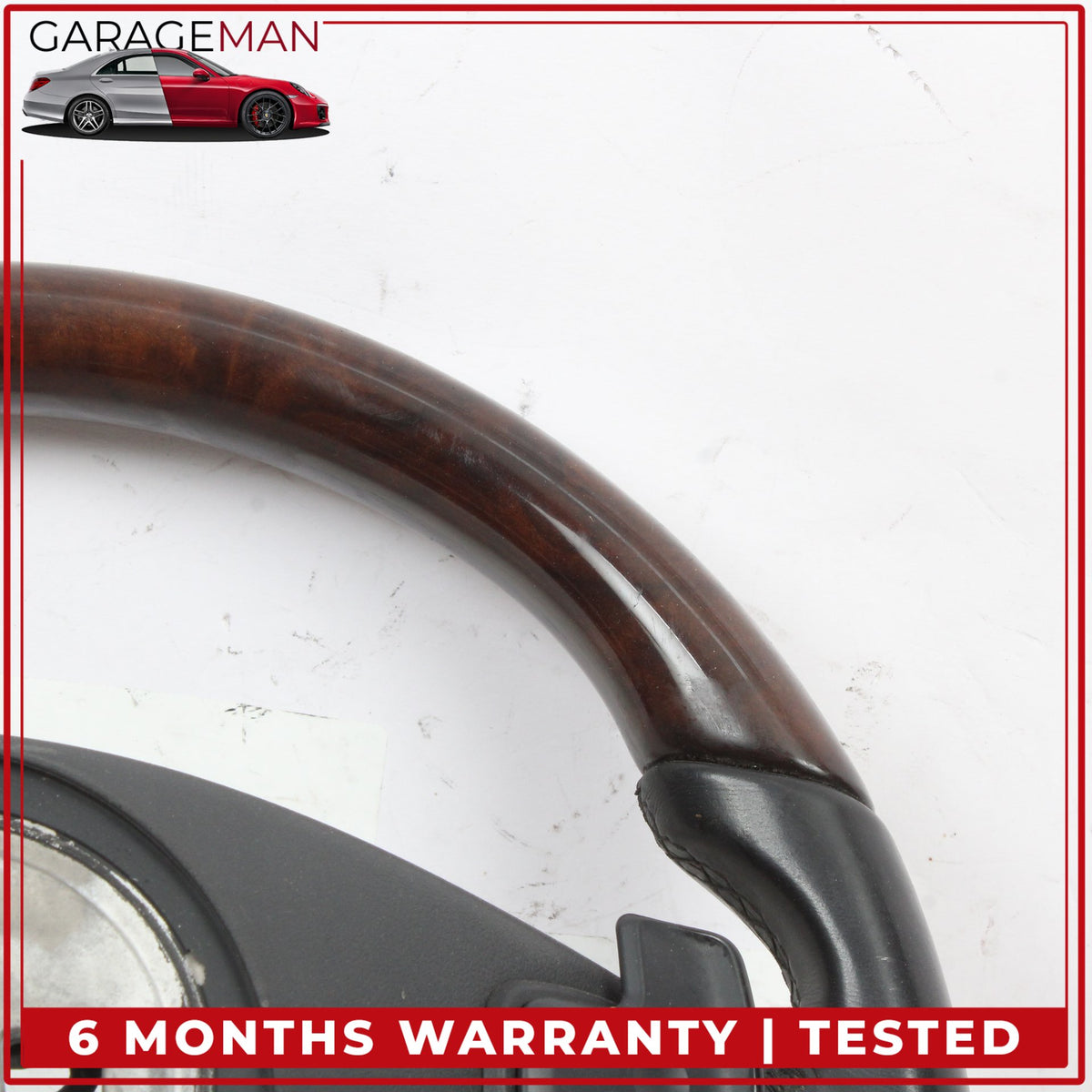 2012-2018 Mercedes W212 E350 CLS550 Steering Wheel w/ Paddle Shifters Wood OEM