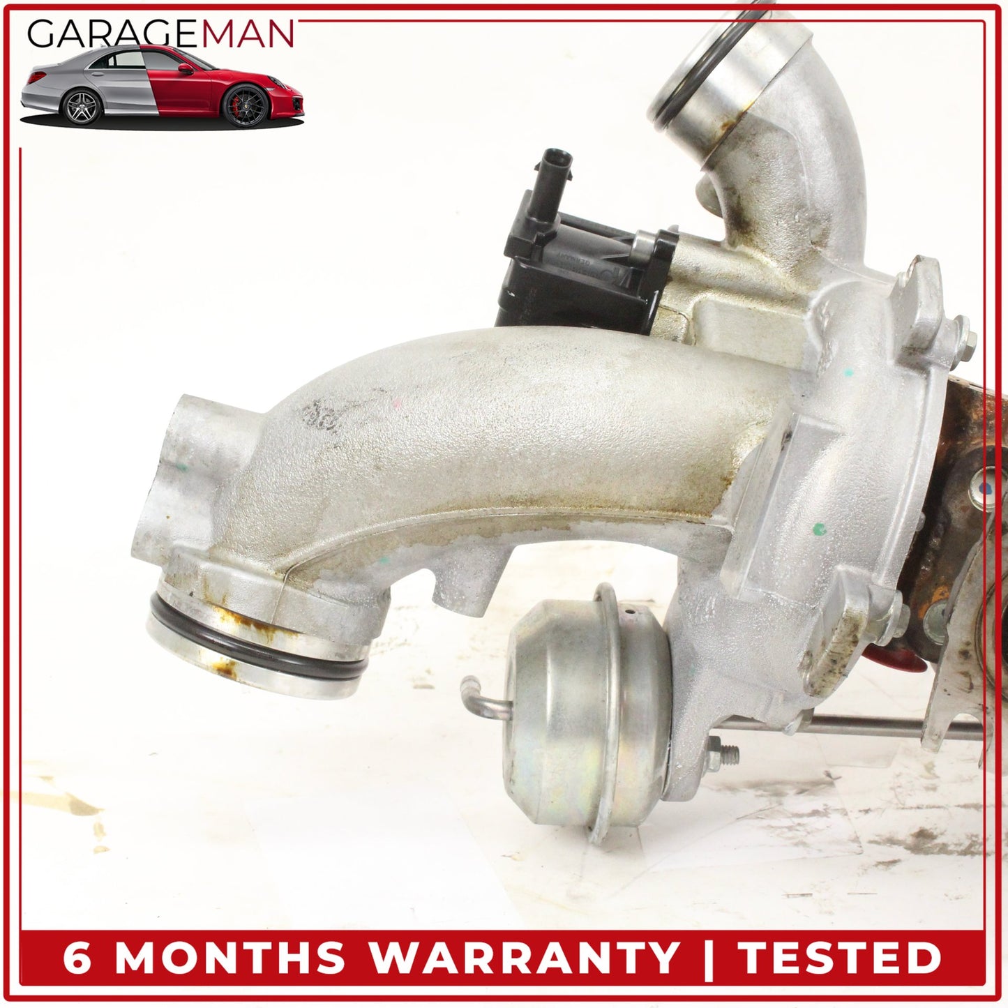 2014-2020 Mercedes W213 E400 M276 Left Turbocharger Turbo Charger Manifold OEM