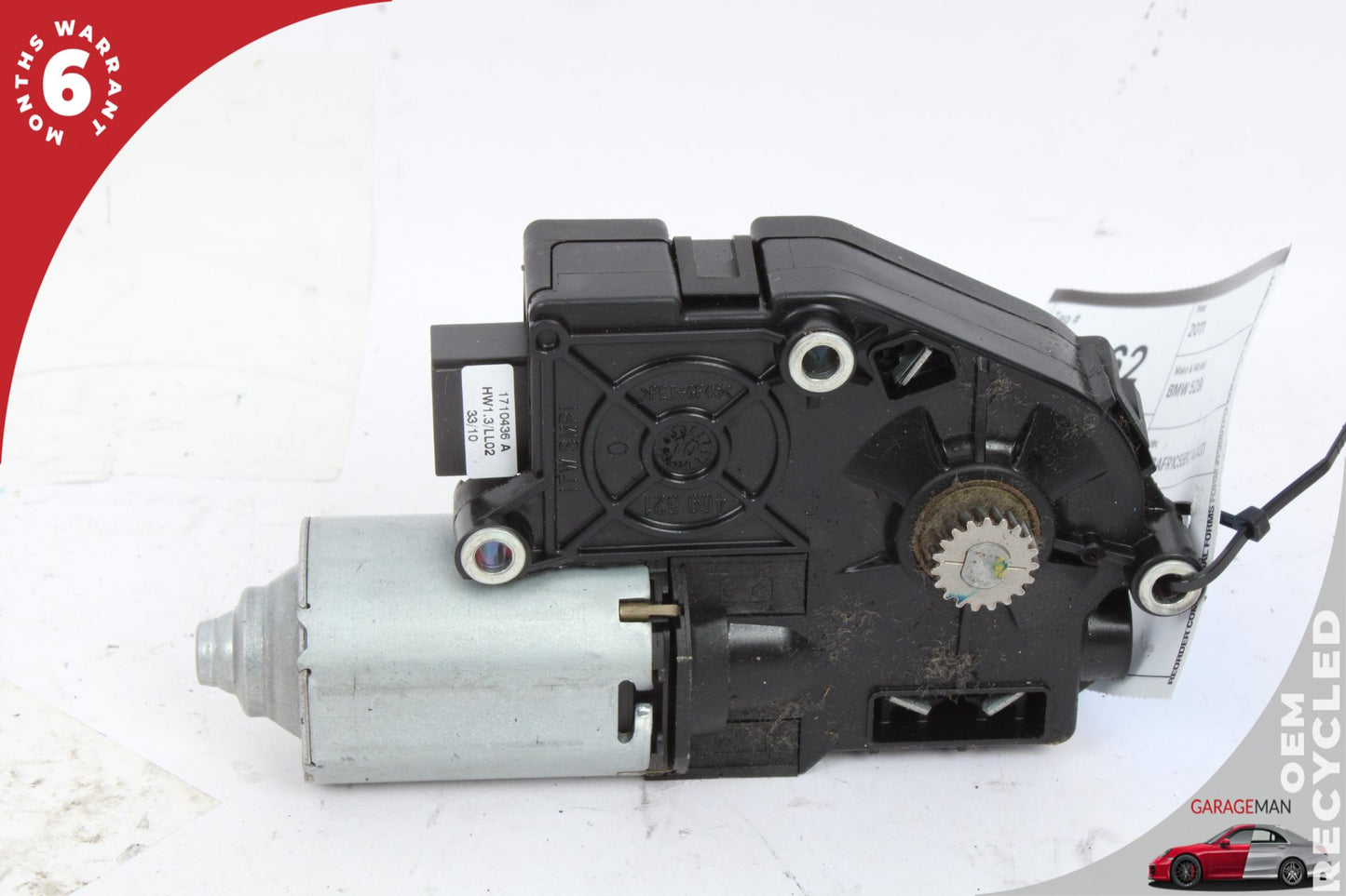 2011-2016 BMW 528i 535i 550i F10 Sunroof Sun Roof Drive Motor 7193398 OEM
