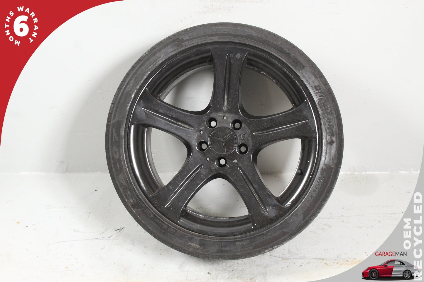 2006-2007 Mercedes W219 CLS500 Rear Wheel Rim w/ Tire 9.5JX18H2 ET33 2194010302