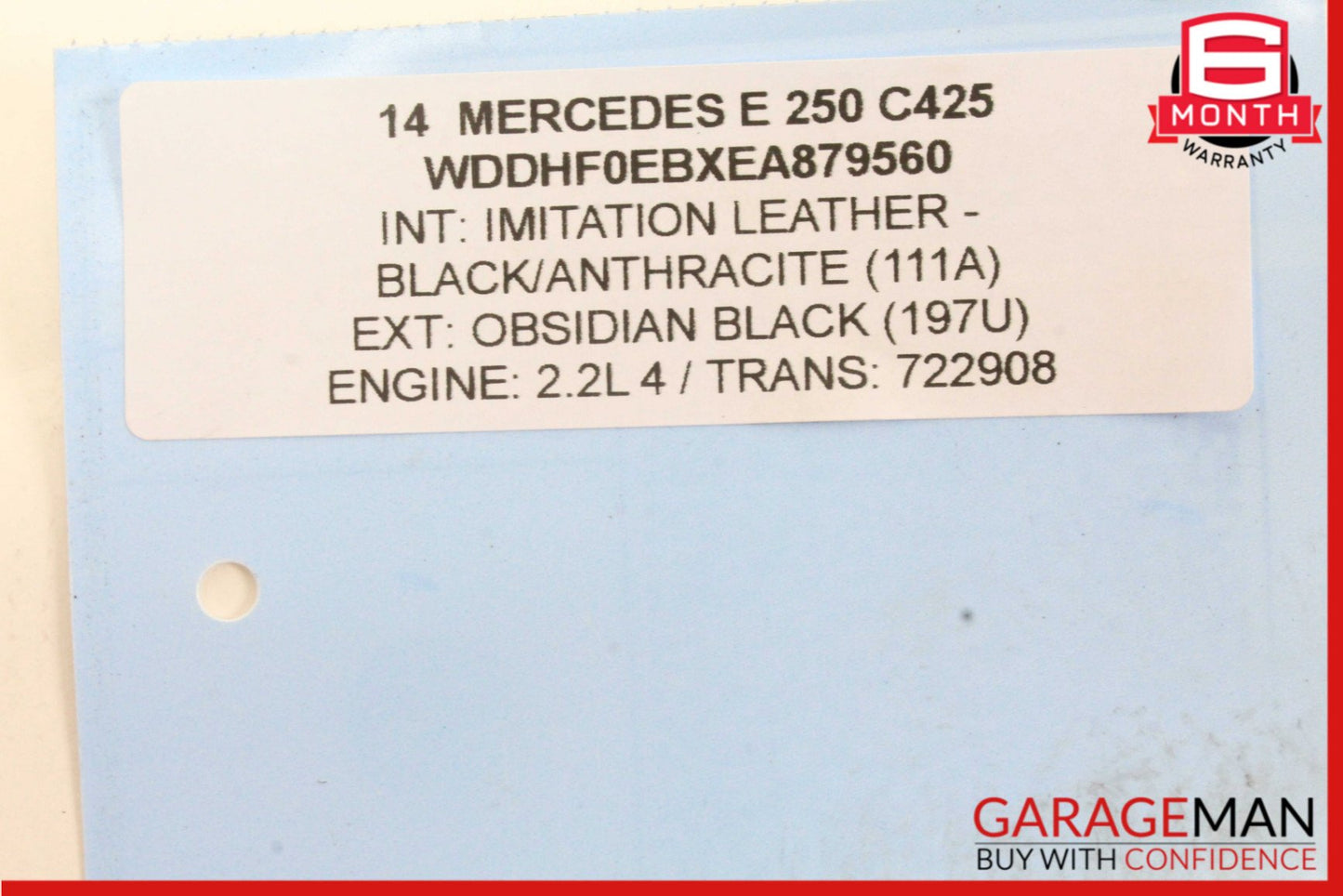 10-16 Mercedes W212 E250 Front Left Side Spindle Knuckle Wheel Hub OEM