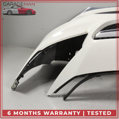 2017-2019 Mercedes C117 CLA250 Sedan Front Bumper Cover Calcite White OEM