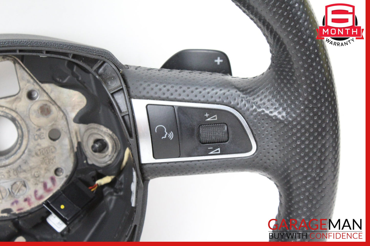 2008-2012 Audi A5 8T Steering Wheel w/ Multifunction Switches 8T0419091A OEM