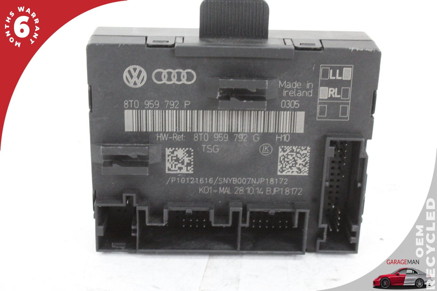 2012-2017 Audi A5 S5 Front Right Side Door Control Module Unit 8T0959792P OEM