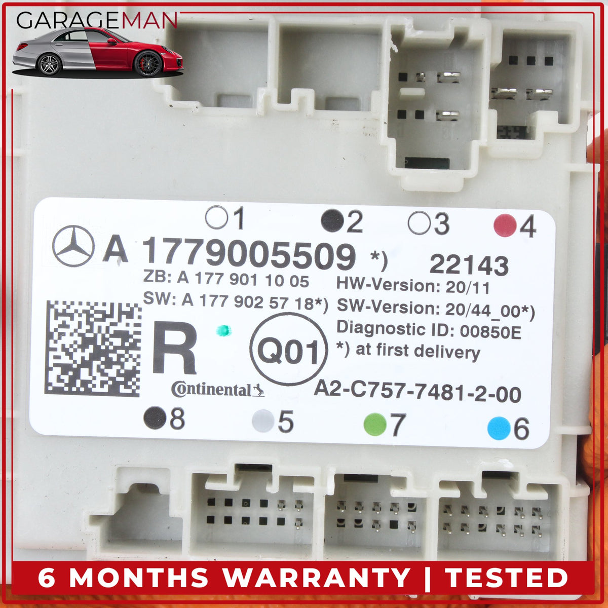 2014-2025 Mercedes W177 A220 CLA250 Rear Left Door Control Module 1779005509 OEM