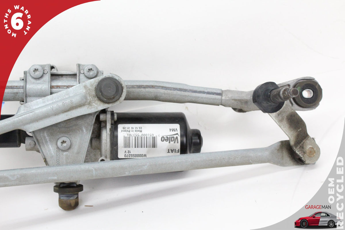 2014-2020 Fiat 500L Front Windshield Wiper Linkage w/ Motor Valeo 52064590 OEM