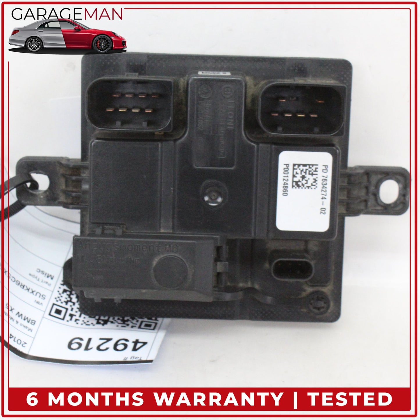 2014-2019 BMW X5 X6 F15 Integrated Power Supply Control Module Unit 7634274 OEM
