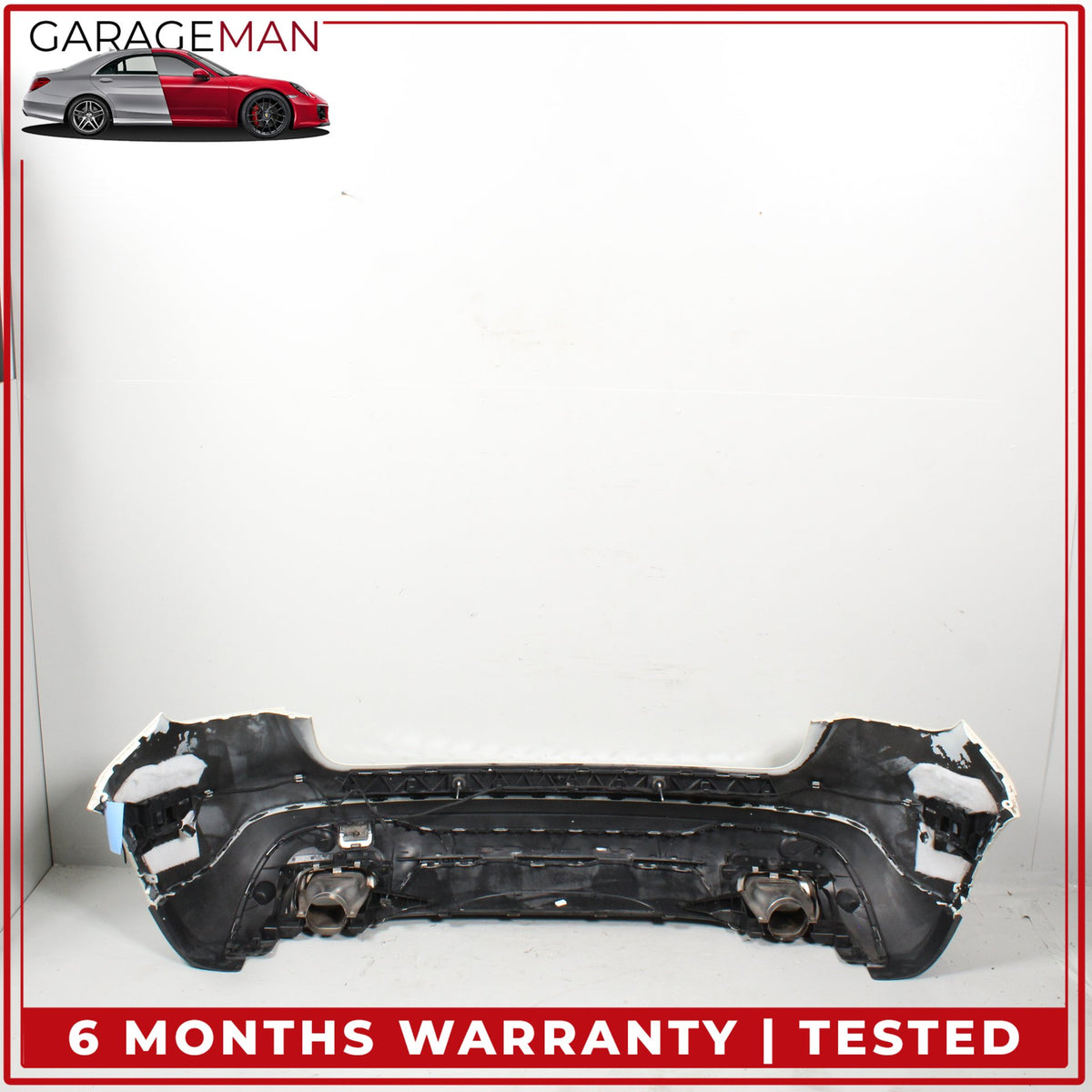 2015-2020 Mercedes X156 GLA250 Rear Bumper Cover Panel Calcite White OEM