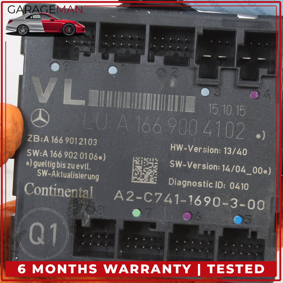 2012-2020 Mercedes X156 GLA250 Front Left Door Control Module 1669004102 OEM